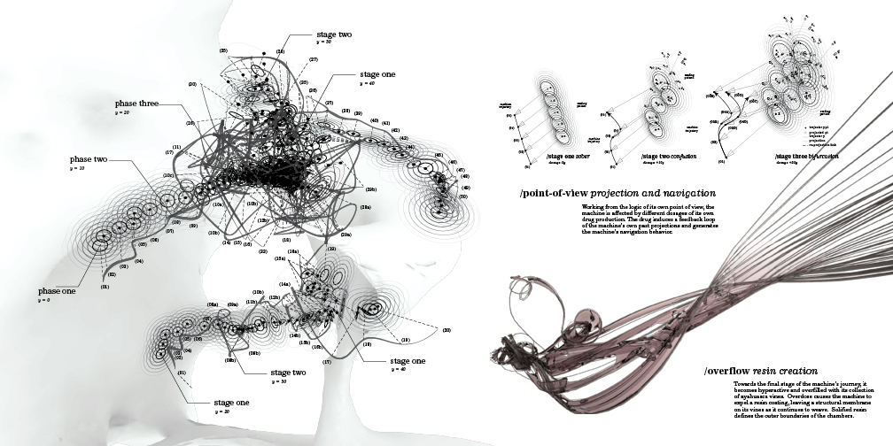 francois roche ezio blasetti synesthesia ayahuasca pharmahuasca reflection video feedback loop vine smoking chamber python scripting