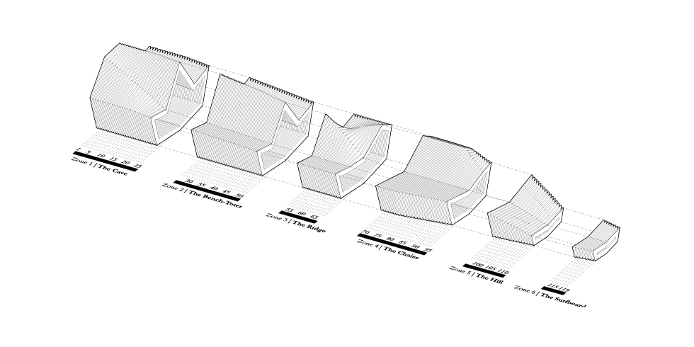 polymorphic bench kinetic installation gizmodo furniture chair sections architecture movable environmental green